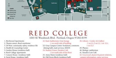 Mapa reed College